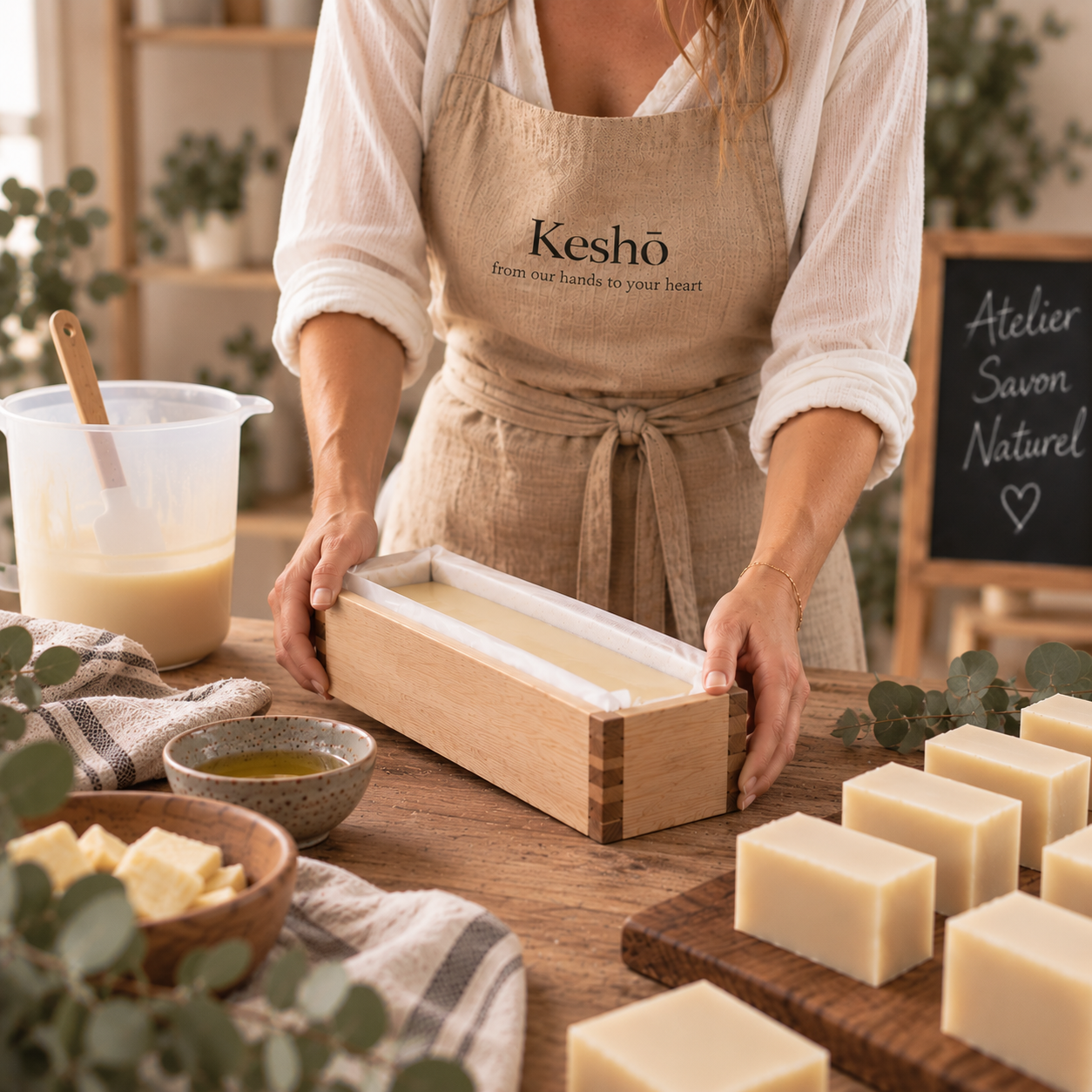 Atelier de fabrication de savon Keshō